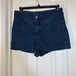 High Rise Jean Shorts